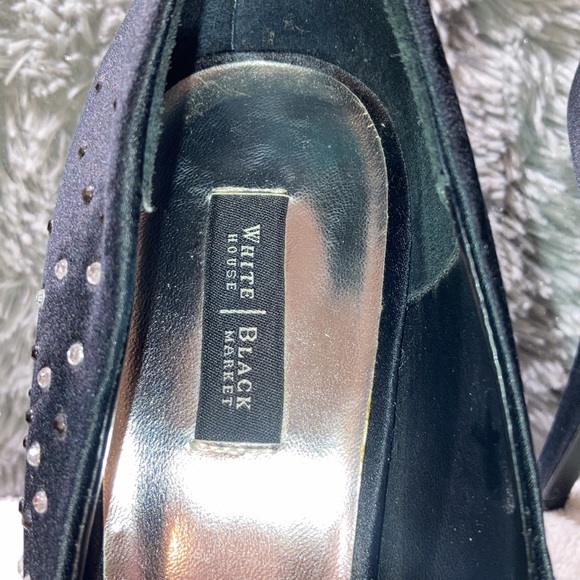 White House Black Market Matilda Sparkle Heels Size 9.5 - Picture 3 of 13